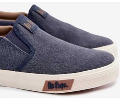 Vyriški slip-on laisvalaikio bateliai Lee Cooper, tamsiai mėlyni