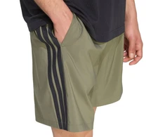Vyriški šortai adidas Essentials 3-Stripes Chelsea Lite Woven, alyvuogių spalvos