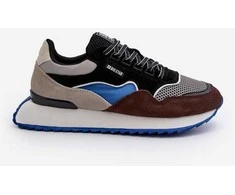Vyriški sportbačiai Big Star NN174322 Memory Foam System Brown-Juodas