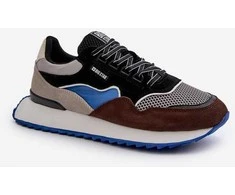 Vyriški sportbačiai Big Star NN174322 Memory Foam System Brown-Juodas