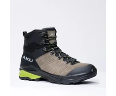 Vyriški trekingo sportbačiai Adapta Gore-Tex, odiniai, juodi žali, Aku