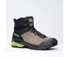 Vyriški trekingo sportbačiai Adapta Gore-Tex, odiniai, juodi žali, Aku