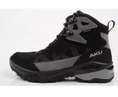Vyriški trekingo sportiniai batai Adapta Gore-tex odiniai pilki juodi Aku