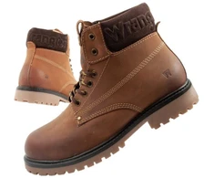 Vyriški Wrangler Arch Chelsea tipo batai, elegantiški aulinukai, natūrali oda, rudi