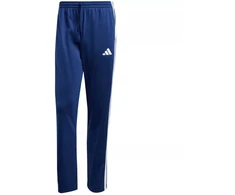 Vyriškos adidas 3-juostelių trikotažinės kelnės su atviru kraštu, klasikinis kirpimas, mėlynos JI8803