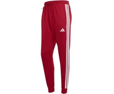 Vyriškos adidas Essential 3-Stripes French Terry bordo spalvos kelnės KR2702