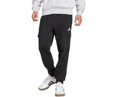 Vyriškos adidas Essentials Feelcozy Fleece Cargo kelnės, juodos JE3820