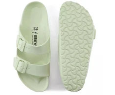 Vyriškos Birkenstock Arizona Essentials EVA „Faded Lime“ spalvos putplasčio šlepetės plačiai pėdai (1024571)