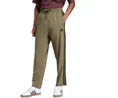 Vyriškos kelnės adidas Essentials Stanford su 3 dryželiais, atvirais kraštais, alyvuogių spalvos JE6401