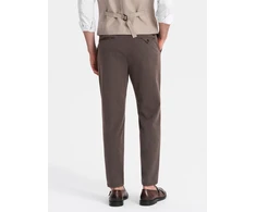 Vyriškos smėlio spalvos chino kelnės slim fit