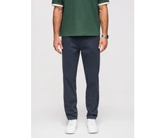 Vyriškos tamsiai mėlynos chino kelnės regular fit
