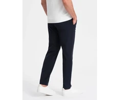Vyriškos tamsiai mėlynos chino kelnės slim fit
