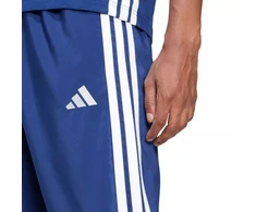 Vyrų adidas Essentials 3-Stripes Stanford kelnės su atviru kraštu Mėlyna JE6400