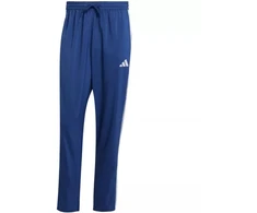 Vyrų adidas Essentials 3-Stripes Stanford kelnės su atviru kraštu Mėlyna JE6400