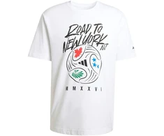 Vyrų adidas FIFA World Cup 26™ Road to NYNJ marškinėliai su grafika, balti KB2535