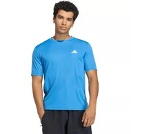 Vyrų adidas treniruočių pagrindiniai mėlyni T-marškinėliai KD5471