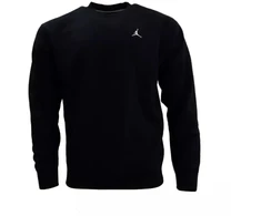 Vyrų Air Jordan Brooklyn Fleece apvalios apykaklės džemperis Juodas - FV7293-010