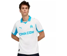 Vyrų Puma Olympique Marseille namų marškinėlių replika, balti 779801 01
