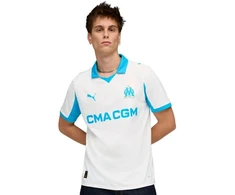 Vyrų Puma Olympique Marseille namų marškinėlių replika, balti 779801 01