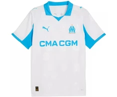 Vyrų Puma Olympique Marseille namų marškinėlių replika, balti 779801 01