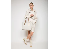 Waniliowa torebka tote Michael Kors 35F3GCFT9T