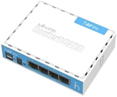WiFi 4 maršrutizatorius Mikrotik hAP lite (RB941-2nD) 2.4GHz(2x2) 4p