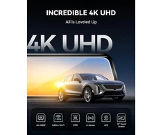 WOLFBOX veidrodinė automobilinė kamera 4K, Wi-Fi 5.8 GHz, GPS, priekinė ir galinė, G930