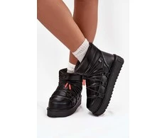 Women's snow boots on platform DFranklin DFSH370020 Juodas