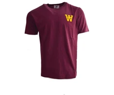 Wood Wood Ace AA marškinėliai Bordo - 10235702-2222-Burgundy