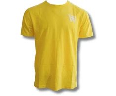 Wood Wood Ace AA T-shirt Kiaulpienių geltona Moterų sportiniai marškinėliai - 10295702-2222-3003