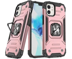 Dėklas Wozinsky Žiedas Armor iPhone 14 šarvuotas magnetinis laikiklis, auksinis