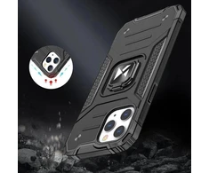 Wozinsky „Ring Armor“ iPhone 14 Pro Max dėklas su magnetiniu laikikliu-žiedu, telefonui, raudonos spalvos