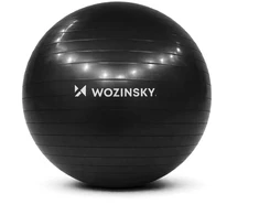 Wozinsky WGB65BB gimnastikos kamuolys, 65 cm – juodas