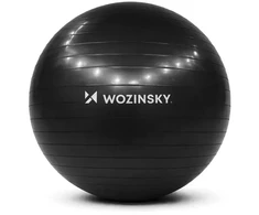 Wozinsky WGB65BB gimnastikos kamuolys, 65 cm – juodas