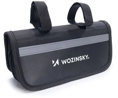 Wozinsky WMZ-01N įrankių rinkinys, 16-in-1 universalus dviračio įrankis, pompa, raktai, atsarginių kamerų komplektas - juodos spalvos
