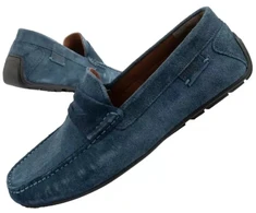Wrangler vyriški zomšiniai mokasinai Maifield, tamsiai mėlyni