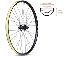 WTB PROTERRA i27x29" galinis ratas 142x12 32 6 varžtų SR