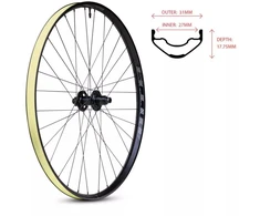 WTB PROTERRA i27x29" galinis ratas 142x12 32 6 varžtų SR