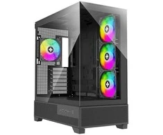 Xilence Flare X909.ARGB, Tower-case - juodas, Tempered Glass x 2