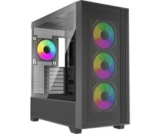 Xilence Flux X916.ARGB, Tower-case - juodas, Tempered Glass