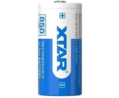 Xtar 850mAh 3,6V 16340 CR123 akumuliatorius su PCB