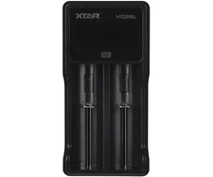 Ausinės XTAR ĮKROVIKLIS CILINDRINIAMS LI-ION / NI-MH / NI-CD 18650 BATERIJOMS VC2SL