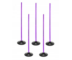 Yakimasport Yakima lazdų slalomo kliūčių ruožas, 100 cm, 100869, violetinės spalvos