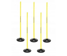 Yakimasport Yakima lazdų slalomo kliūčių ruožas 100 cm 100872 geltonas