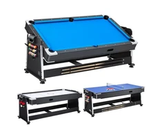 Žaidimų stalas „trys viename“ VEVOR AP724V1-US, 2,2 m ilgio