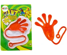 Lean Toys Lipni Žaislinė Ranka, Oranžinė, 23x15x0.5 cm