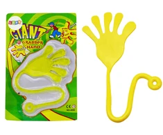 Lean Toys Geltona lipni ranka vaikams nuo 3 metų, 23x15x0,5 cm