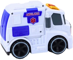 Lean Toys Žaislinė greitosios pagalbos mašina su šviesomis ir garsais