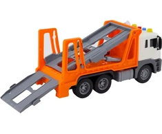 Lean Toys Evakuatorius su šviesomis ir garsais 1:16, oranžinė mašina