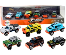 Lean Toys Metaliniai visureigiai automobiliai 1:64, 6 vnt.